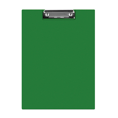 Папка-планшет з затиском А4 зелена 2705001PL-06 (12) (DONAU)